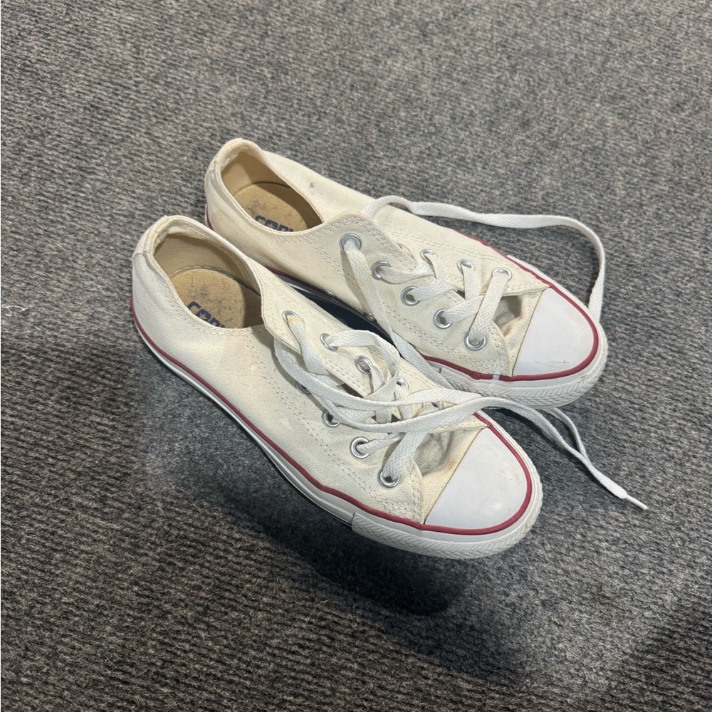 Converse Off-White Canvas Sneakers